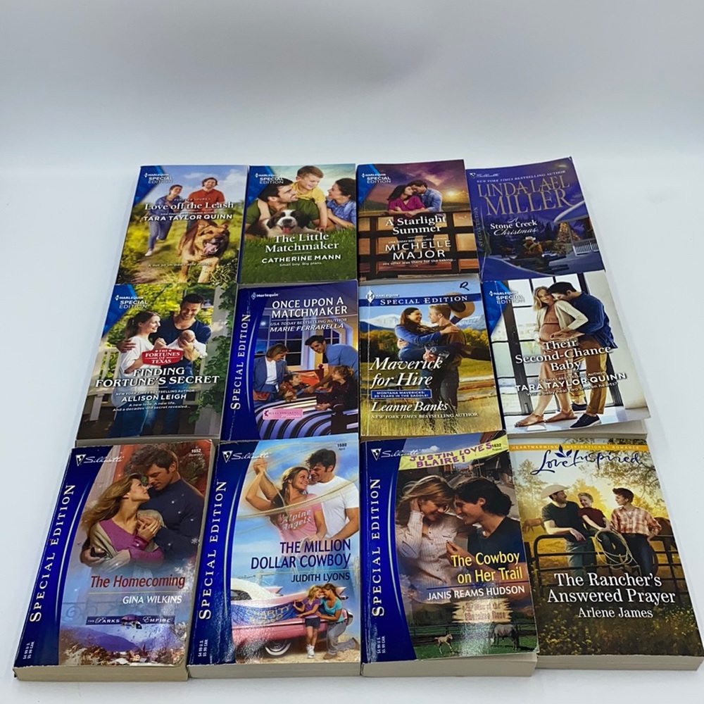 Bundle of 12 Harlequin Intrigue Romance Special Edition Softcover Novels